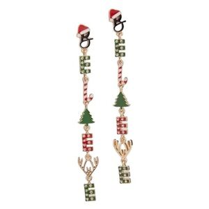 BELIEVE Linear Earrings